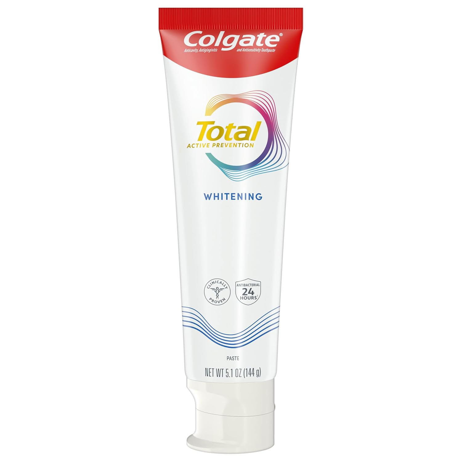 Colgate Total Toothpaste Whitening Paste - 5.1oz/24pk