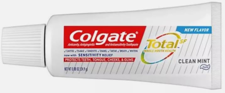 Colgate Total Toothpaste Clean Mint Paste - 0.88oz/24pk