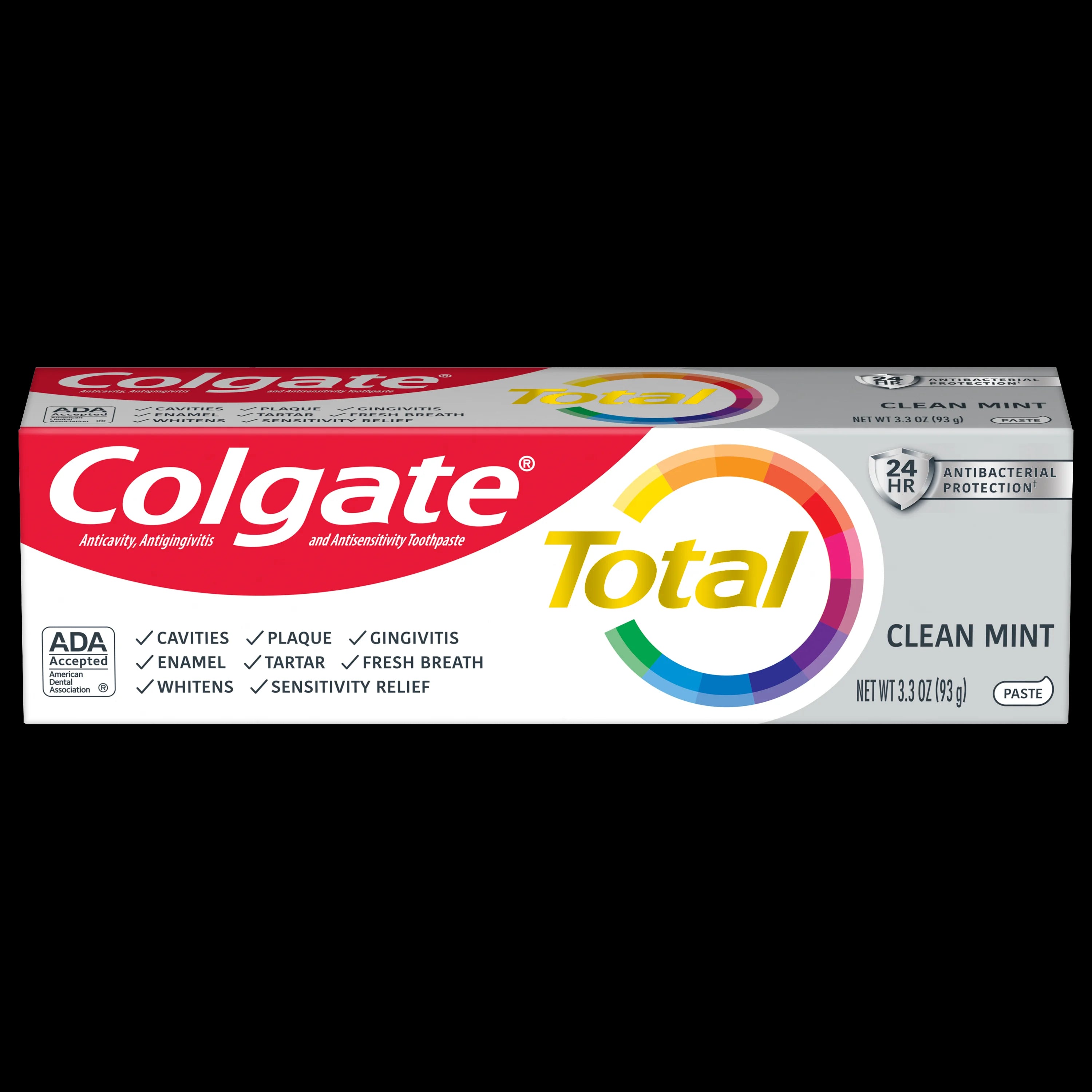 Colgate Total Toothpaste Clean Mint Paste - 3.3oz/24pk