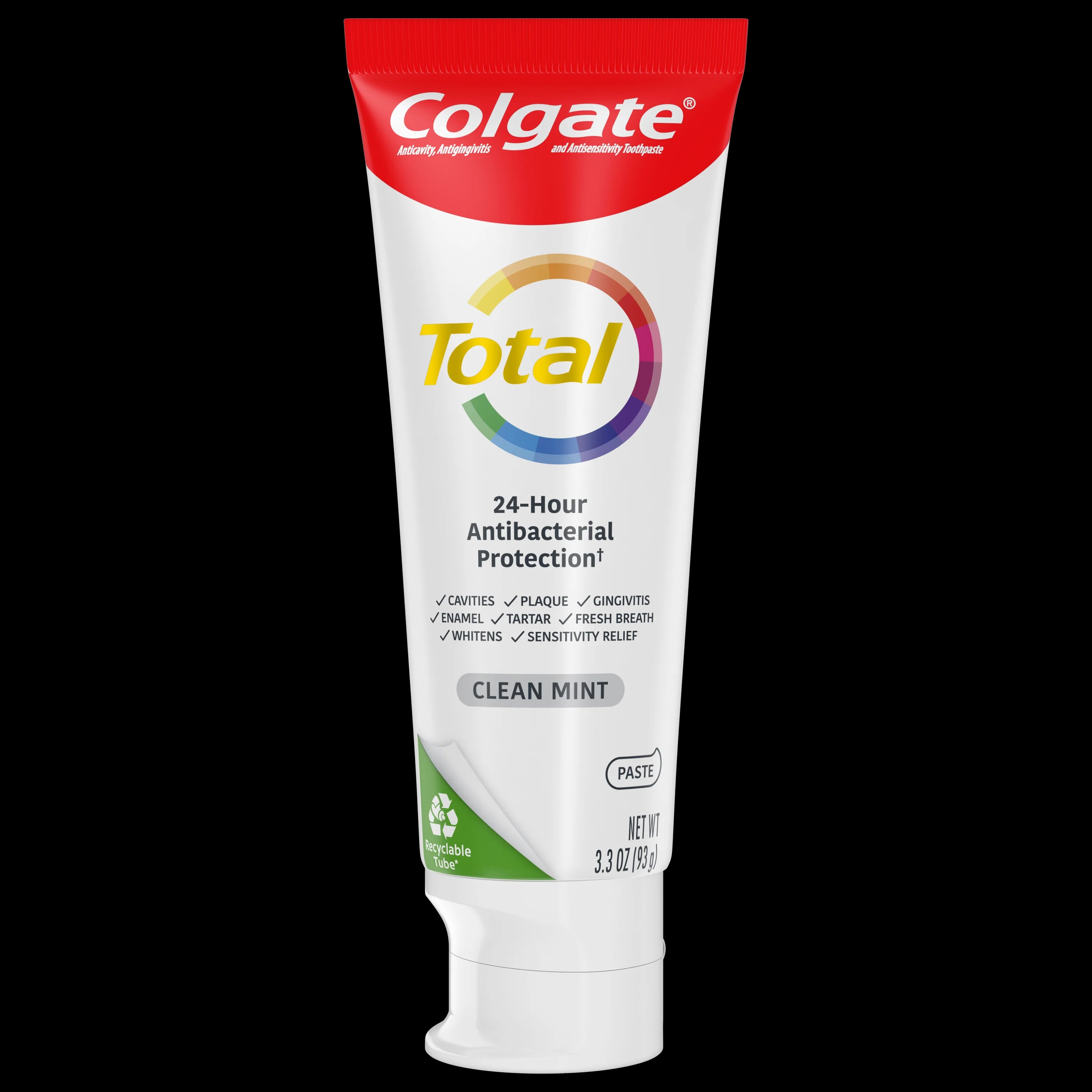 Colgate Total Toothpaste Clean Mint Paste - 3.3oz/24pk