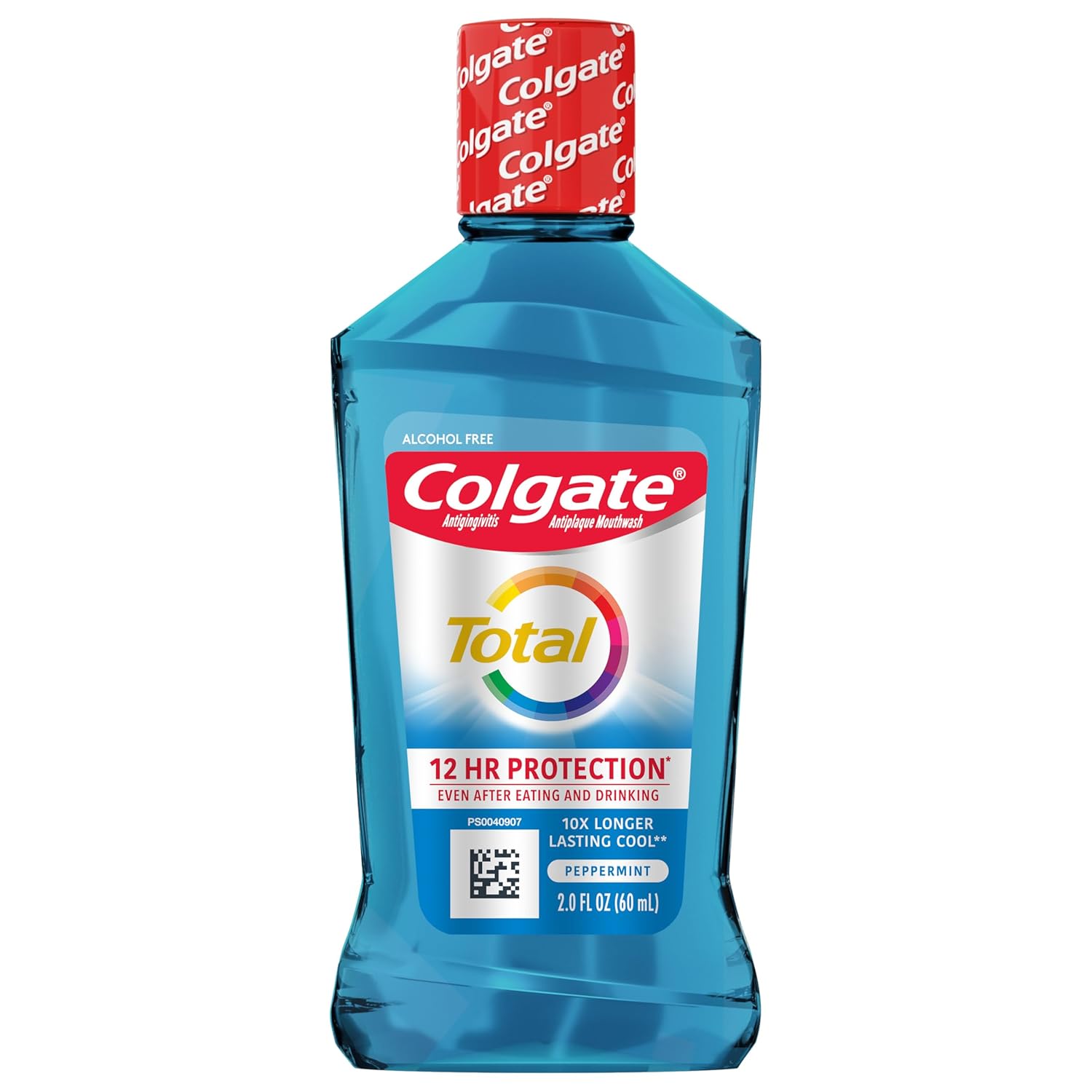 Colgate Total Mouthwash Peppermint - 60ml/24pk