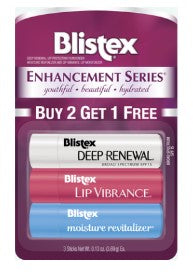 Blistex Enhancement Series 3 Count - 0.13oz/12pk