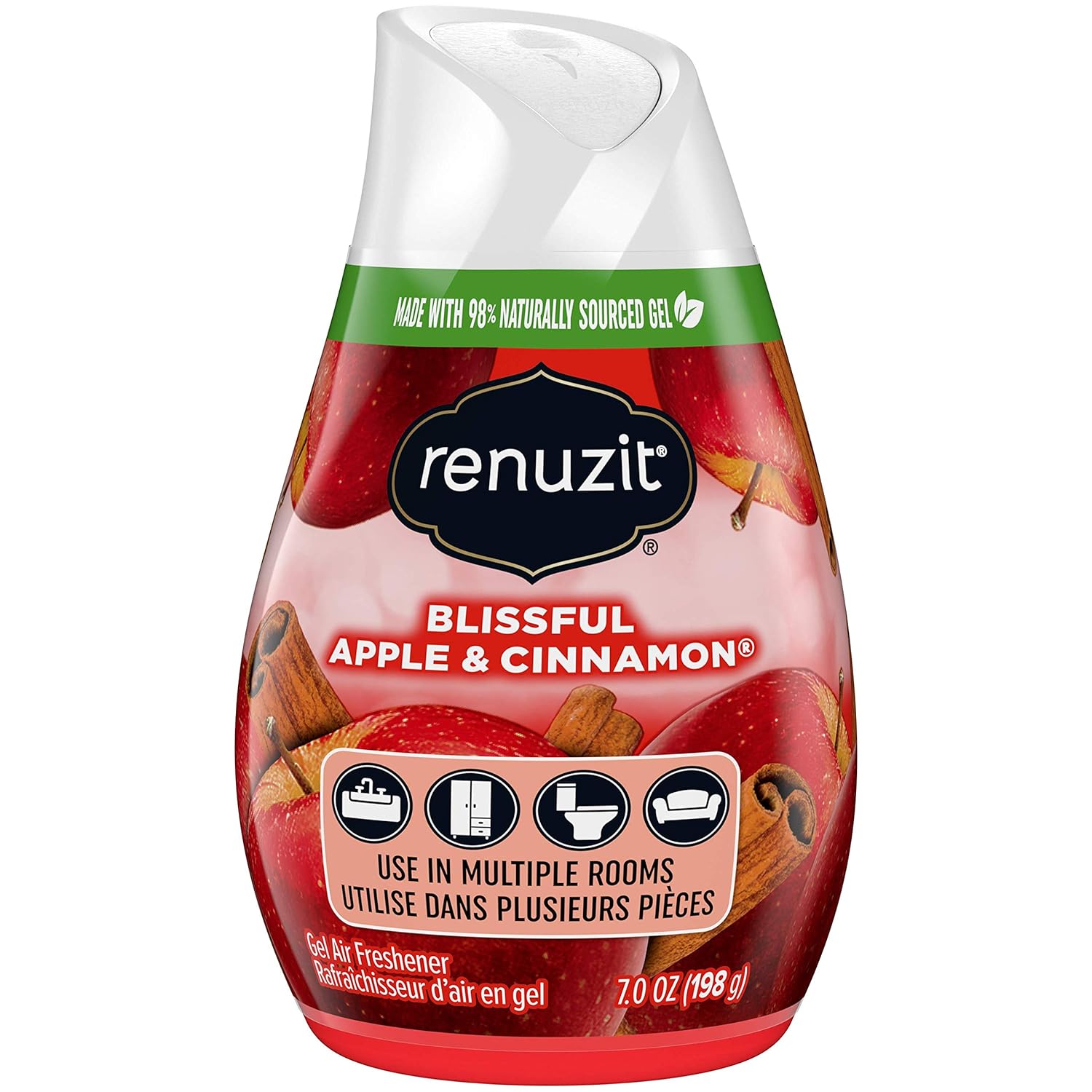 Renuzit Adj Apple & Cinnamon - 7.0oz/12pk