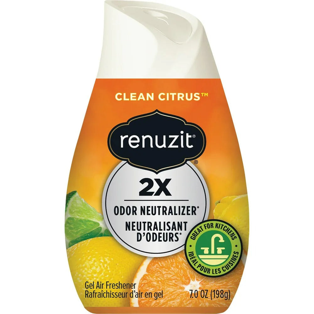 Renuzit Adj Clean Citrus - 7.0oz/12pk