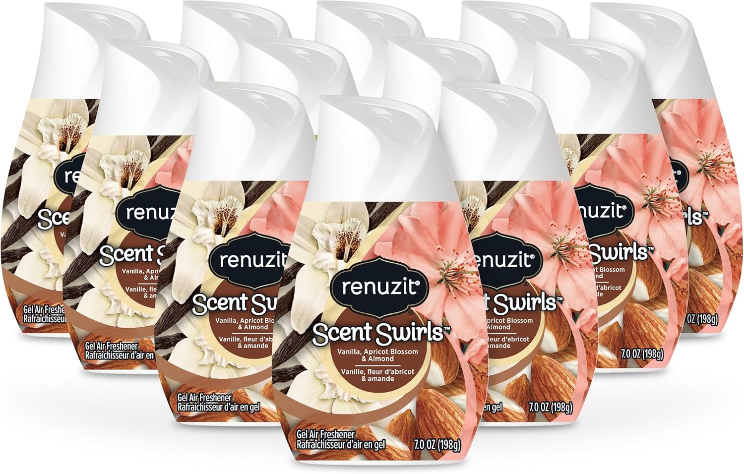 Renuzit Adj Vanilla Apricot Blossom & Almond  - 7.0oz/12pk