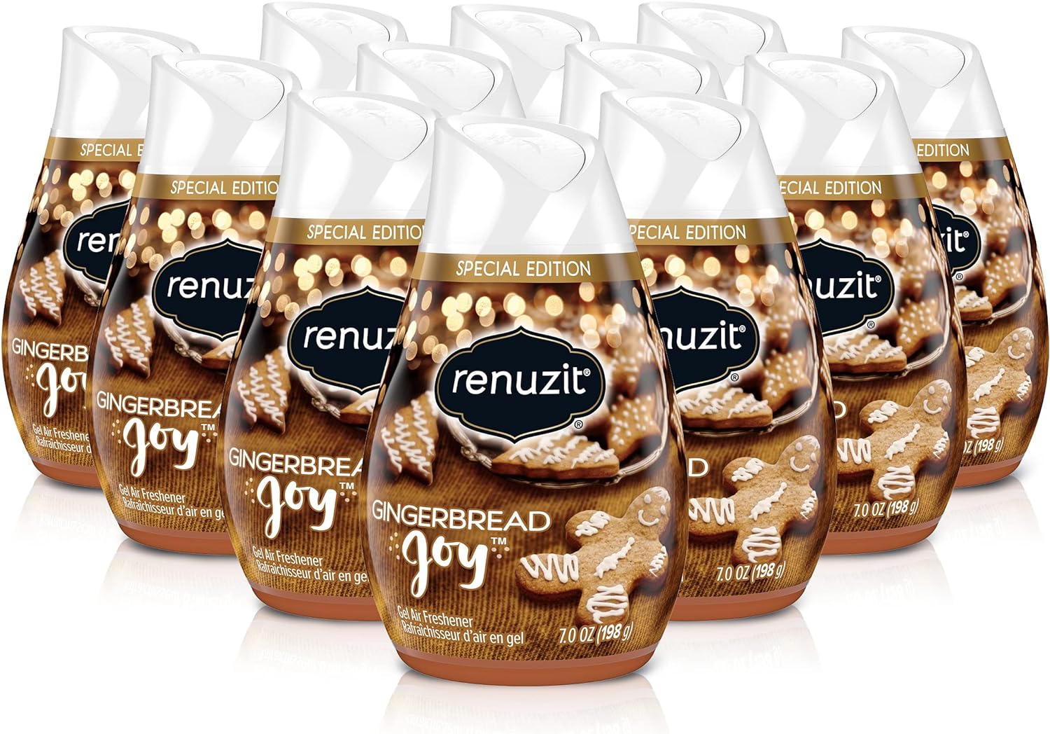 Renuzit Adj Gingerbread Joy  - 7.0oz/12pk