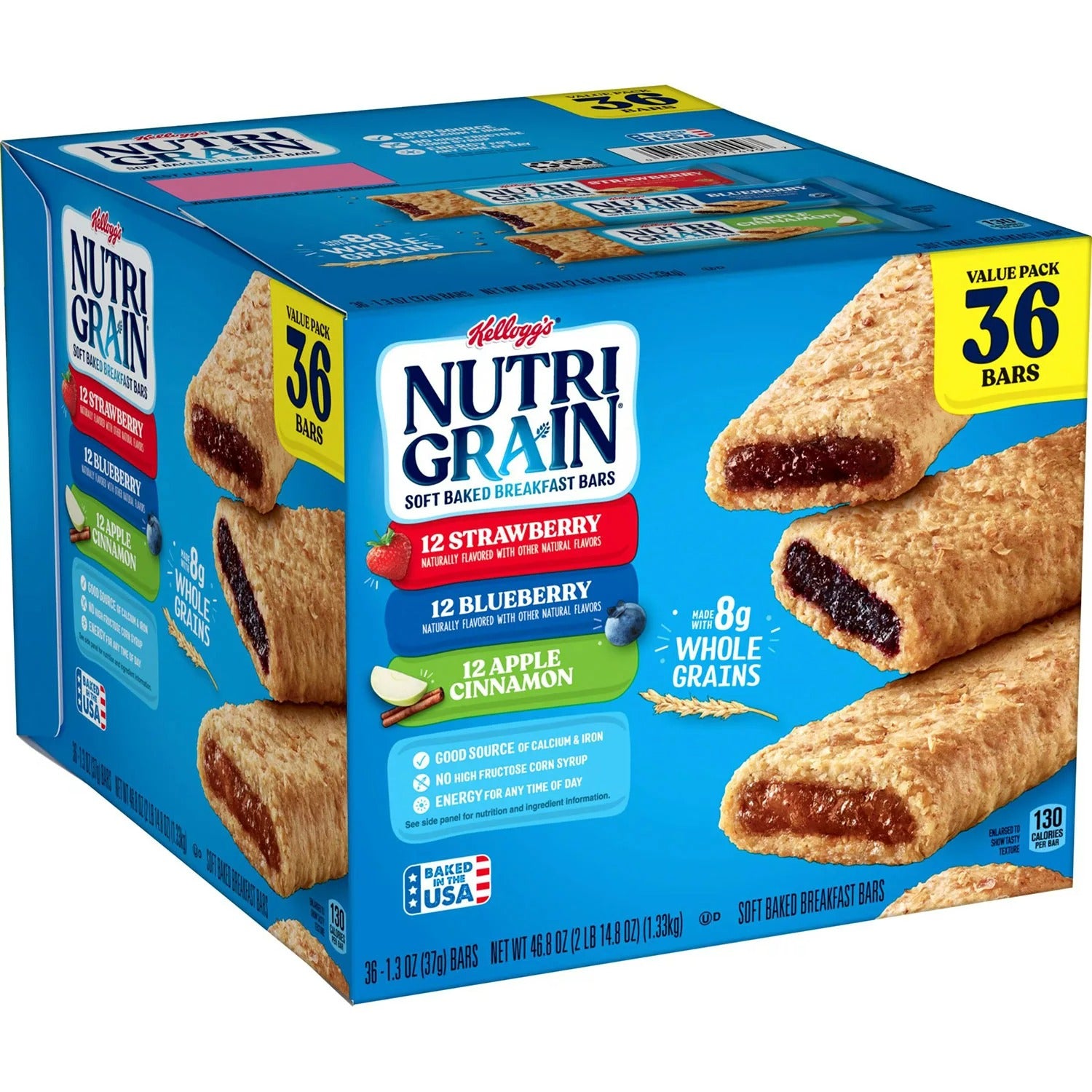 Nutri-Grain Bars Variety Pack - (36x1.3)oz/1pk