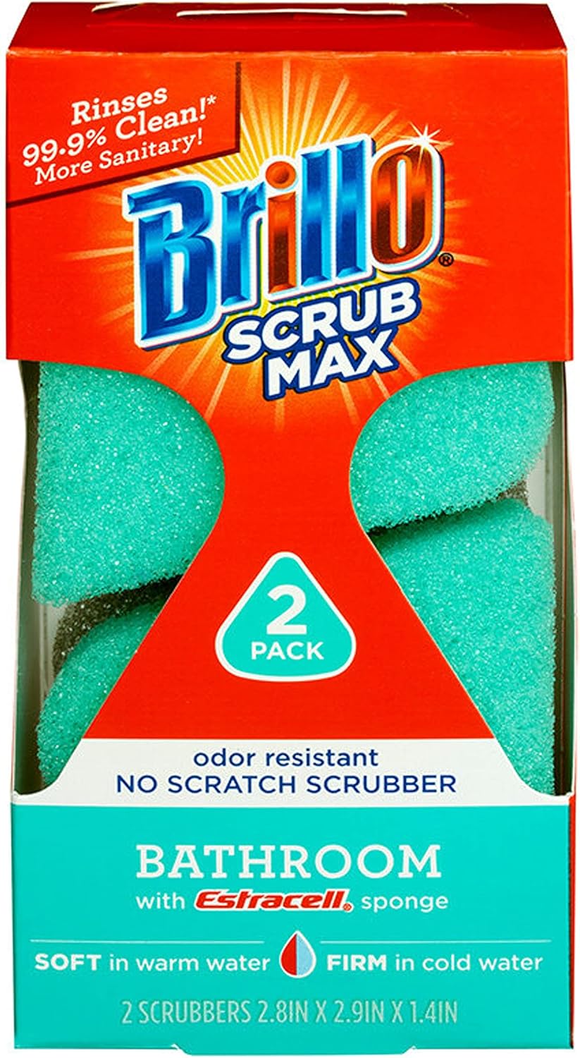 BRILLO SCRUB MAX Brillo Scrub Max Bathroom - 2ct/6pk