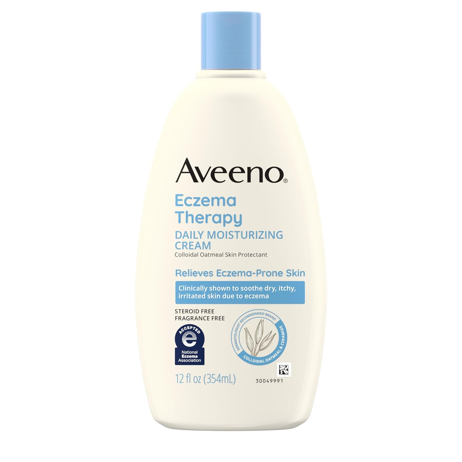 Aveeno Eczema Therapy Daily Moisturizing Cream Fragrance Free - 12oz/3pk