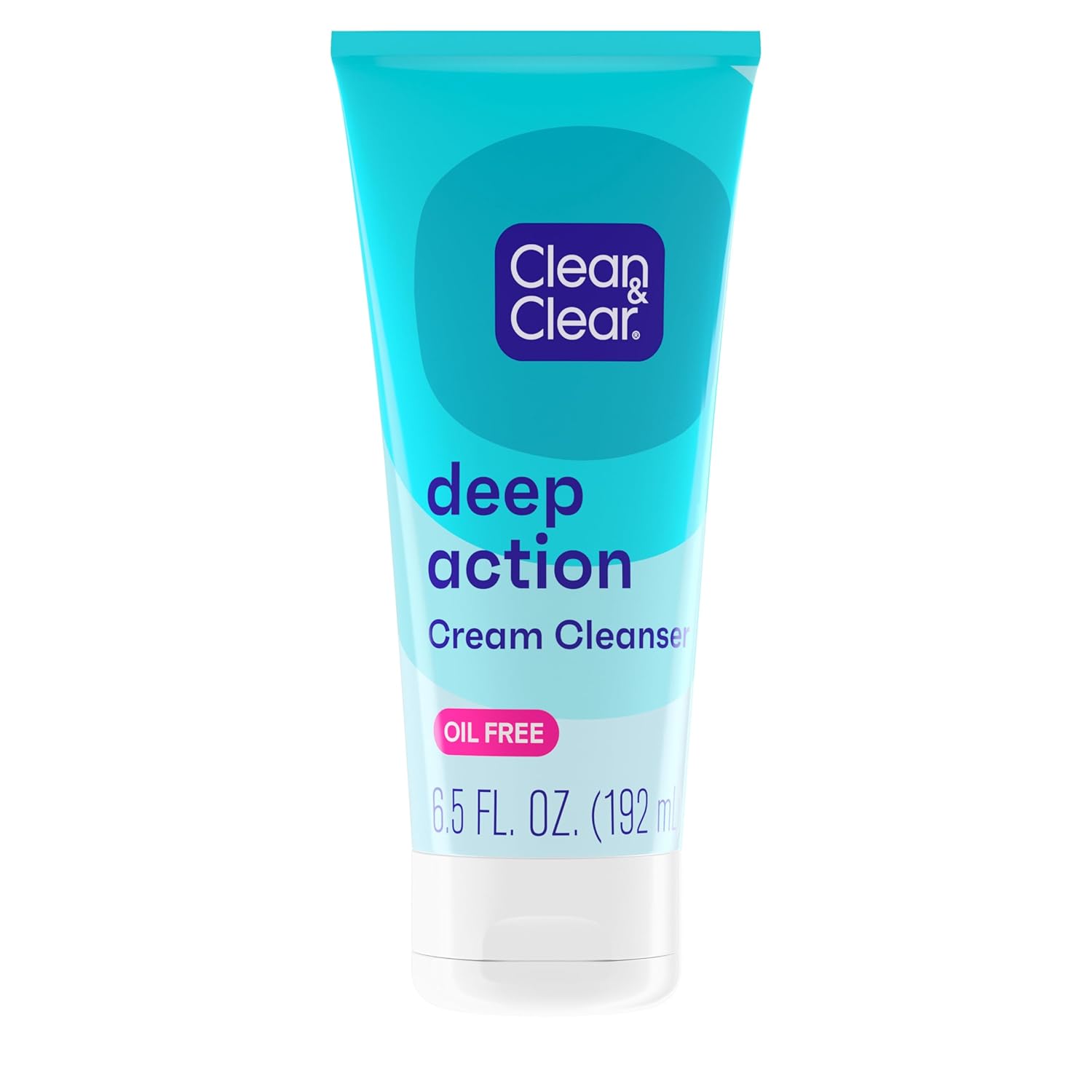 Clean & Clear Cleansers Deep Action Cream Cleanser Oil Free - 6.5oz/3pk