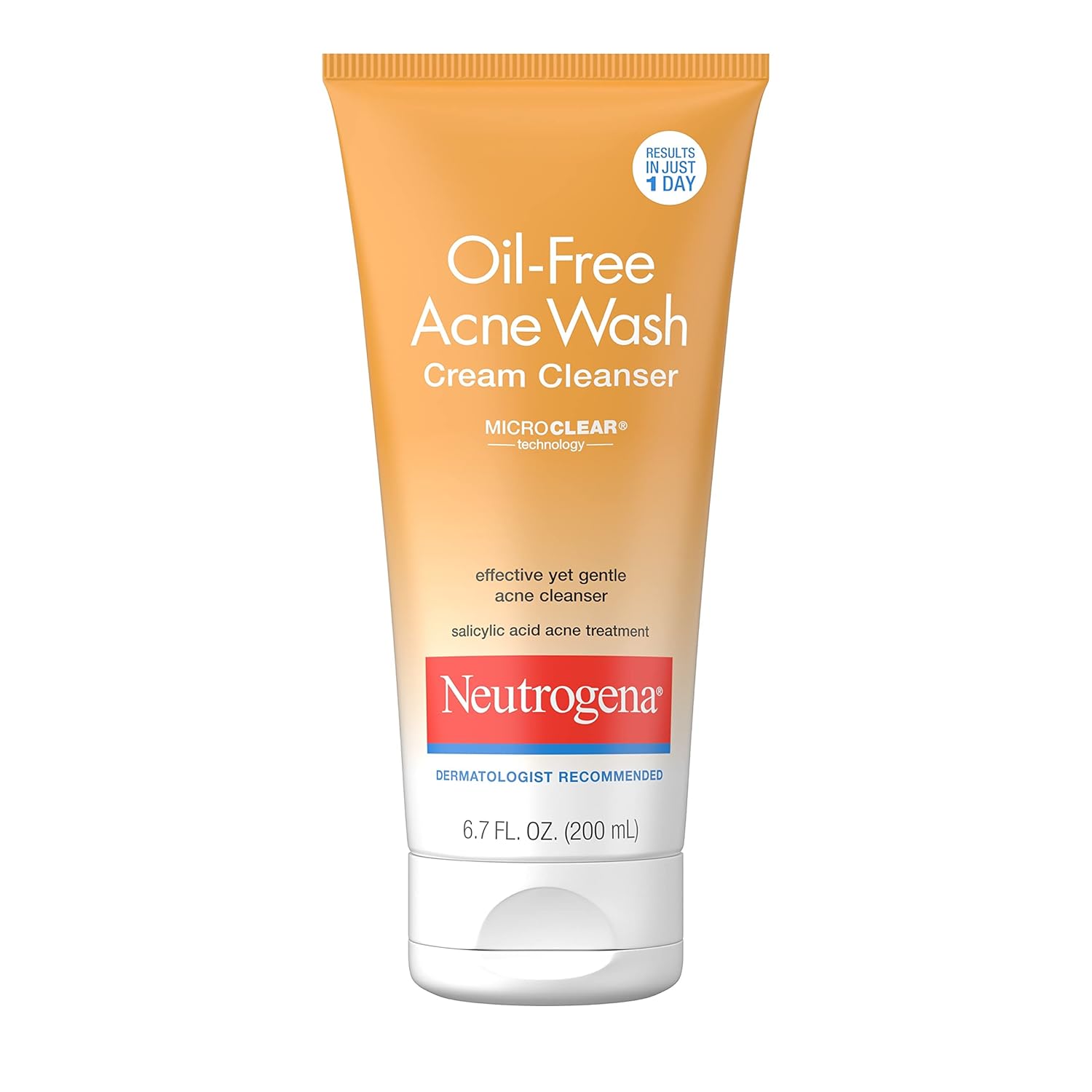 Neutrogena Oil Free Acne Wash Cream Cleanser - 6.7oz/3pk