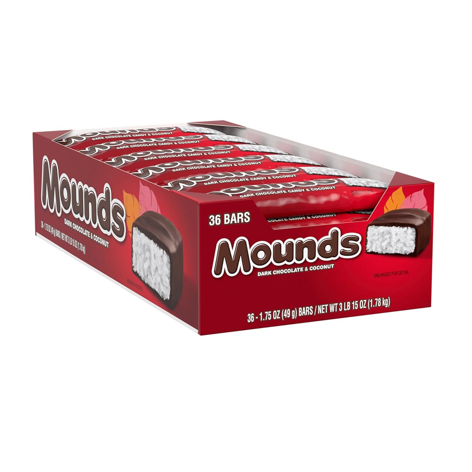 Mounds Dark Chocolate & Coconut - (36x1.75)oz/12pk