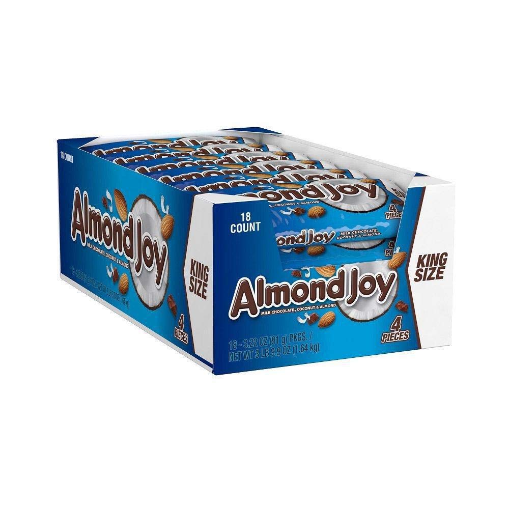 Almond Joy Chocolate Bar King Size - (18x3.22)oz/8pk