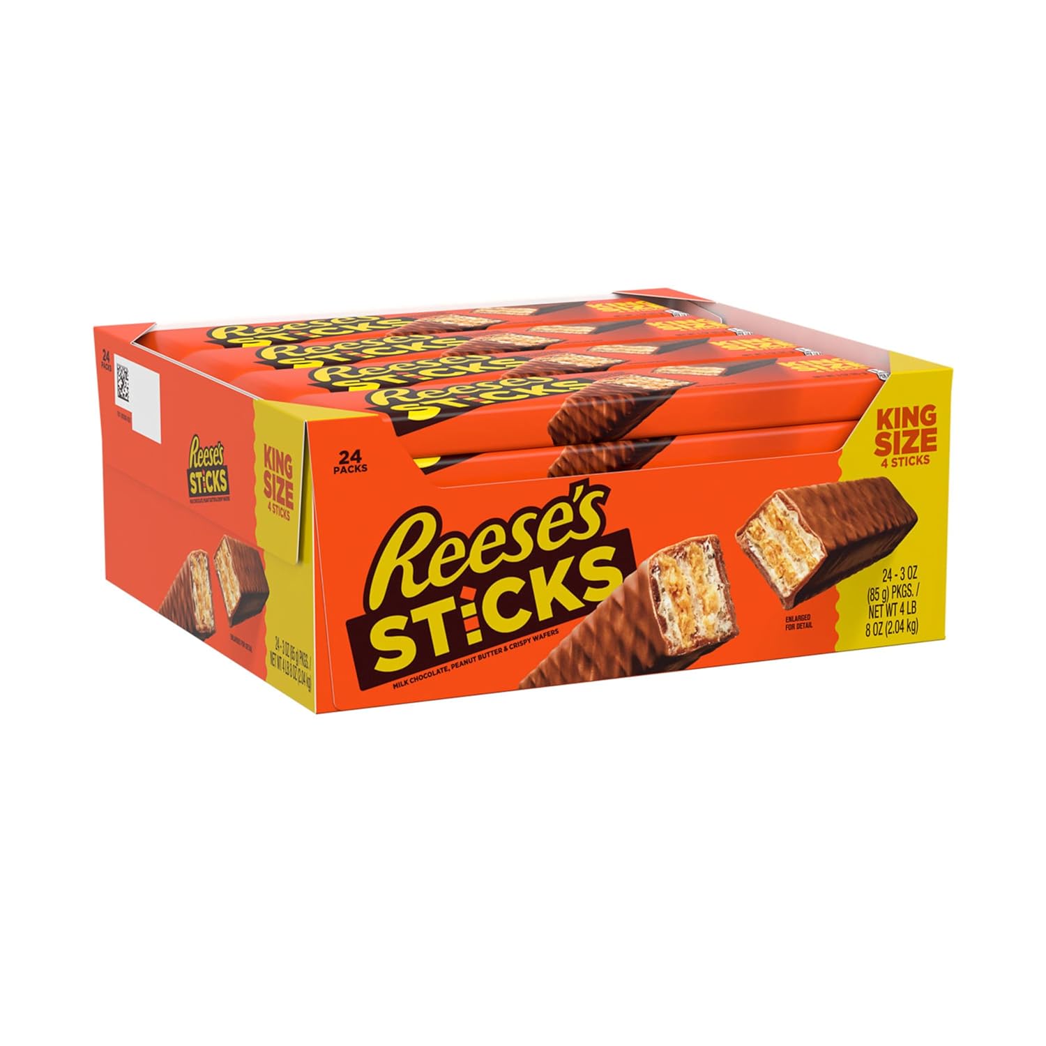 Reese's Sticks Chocolate Peanut Butter Wafers King Size - (24x3.0)oz/6pk