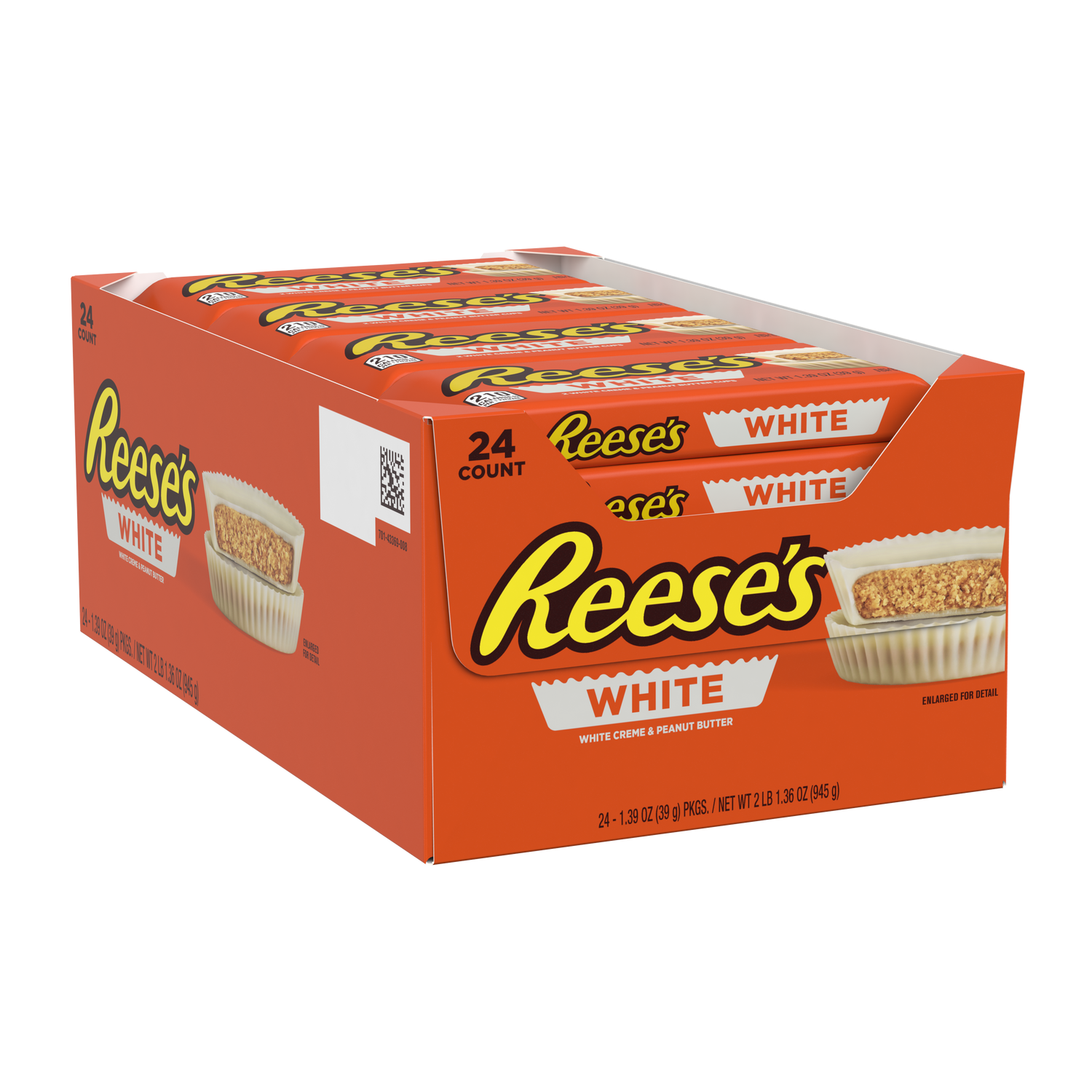 Reese's Peanut Butter Cup White - (24x1.39)oz/12pk