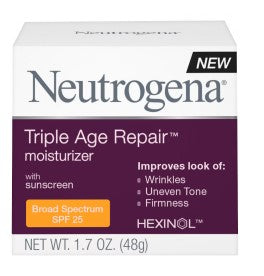 Neutrogena Triple Age Repair Moisturizer SPF25 - 1.7oz/12pk