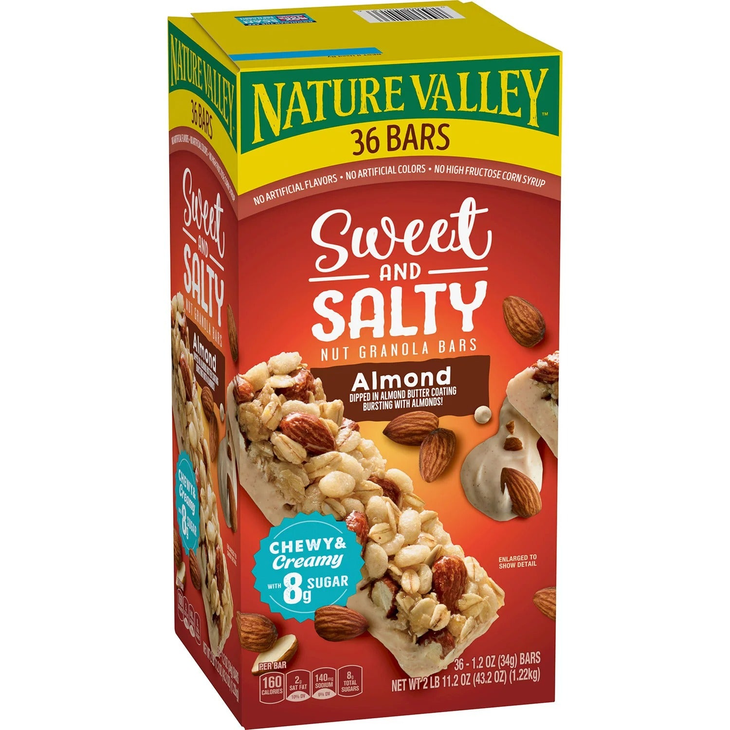 Nature Valley Sweet and Salty Nut Almond Granola Bars - 1.2oz/36pk