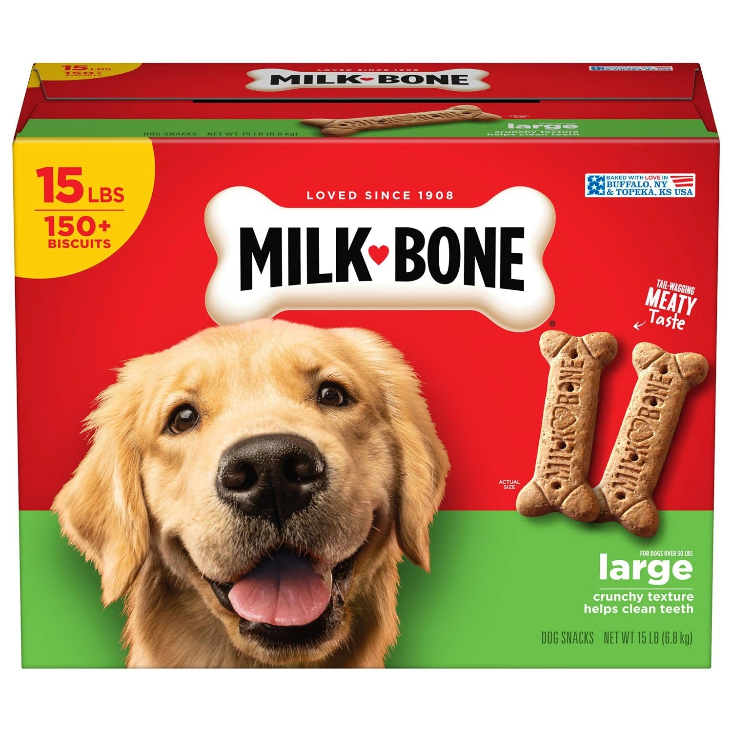 Milk-Bone Original Flavor Large Crunchy Dog Treat Biscuits - 240oz/1pk