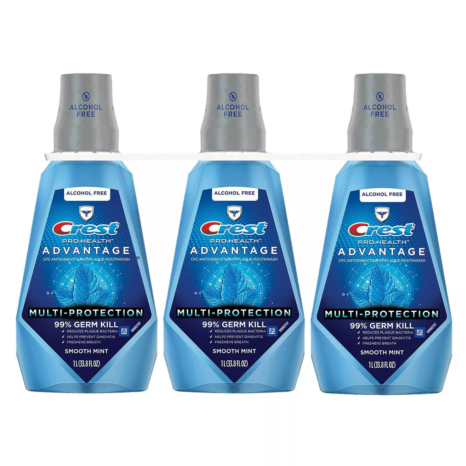 Crest Pro-Health Advantage Multi-Protection Mouthwash Smooth Mint - 33.8oz/3pk