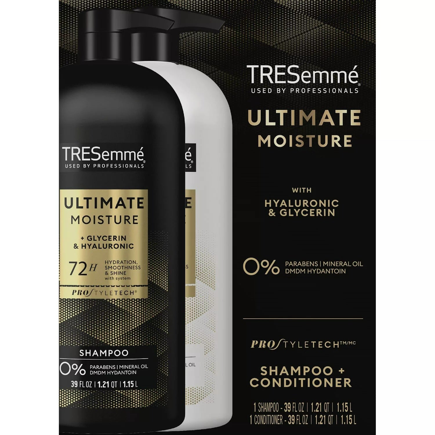 TRESemme Ultimate Moisture Shampoo and Conditioner - (2x39)oz/1pk