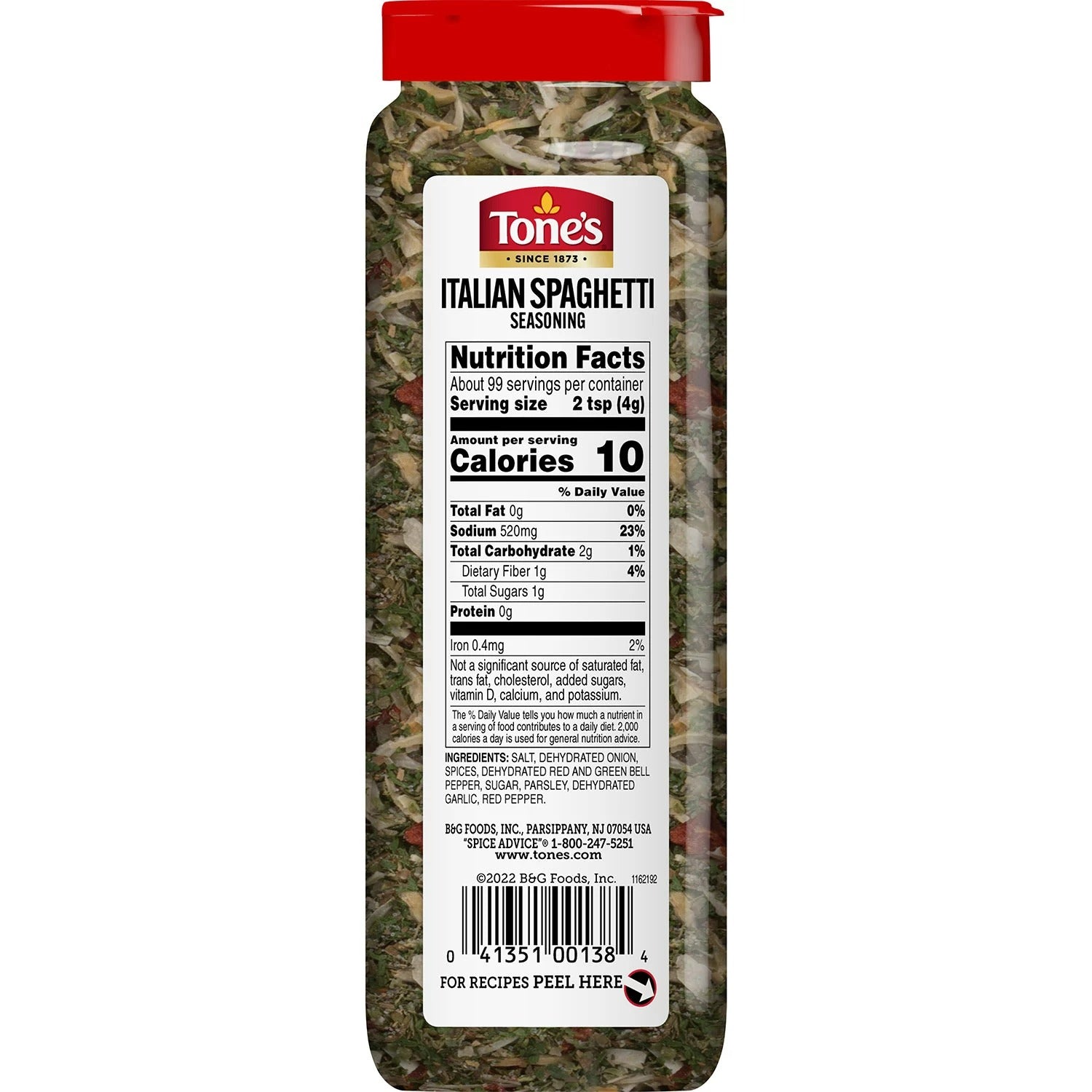 Tone's Italian Spaghetti Seasoning Blend - 14oz/1pk