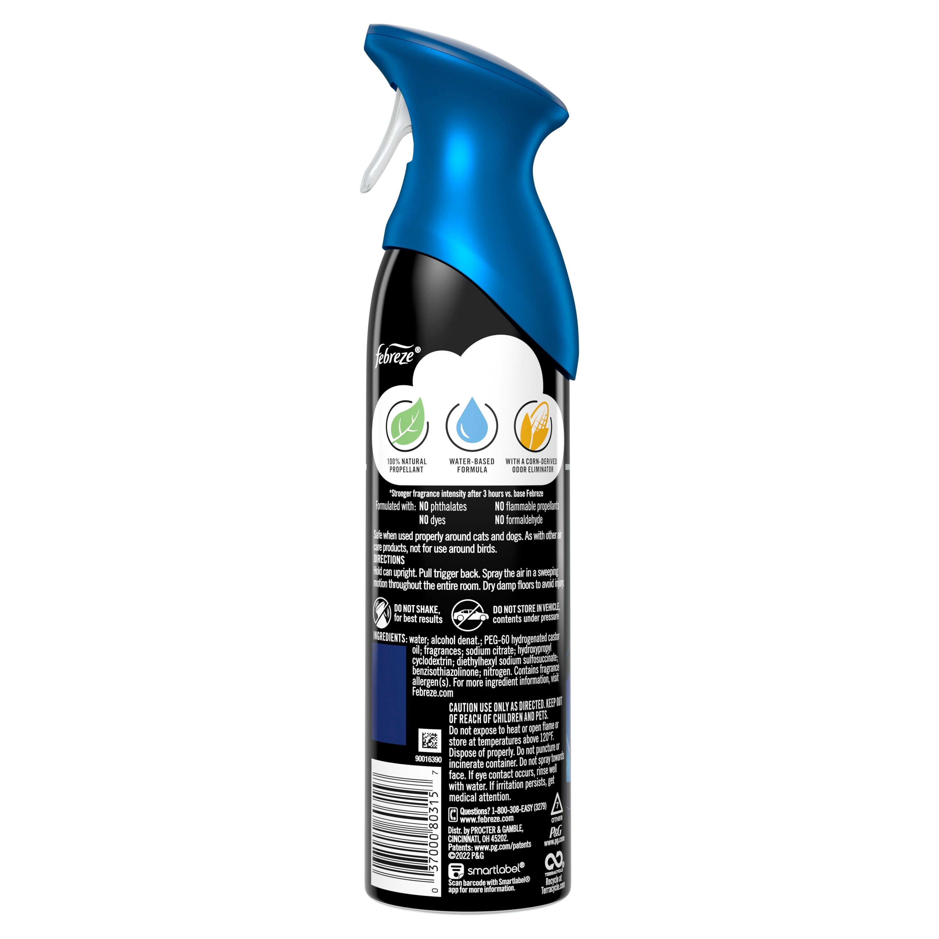 Febreze Unstopables Air Mist Odor-Fighting Air Freshener Breeze Scent Aerosol Can - 8.8oz/6pk