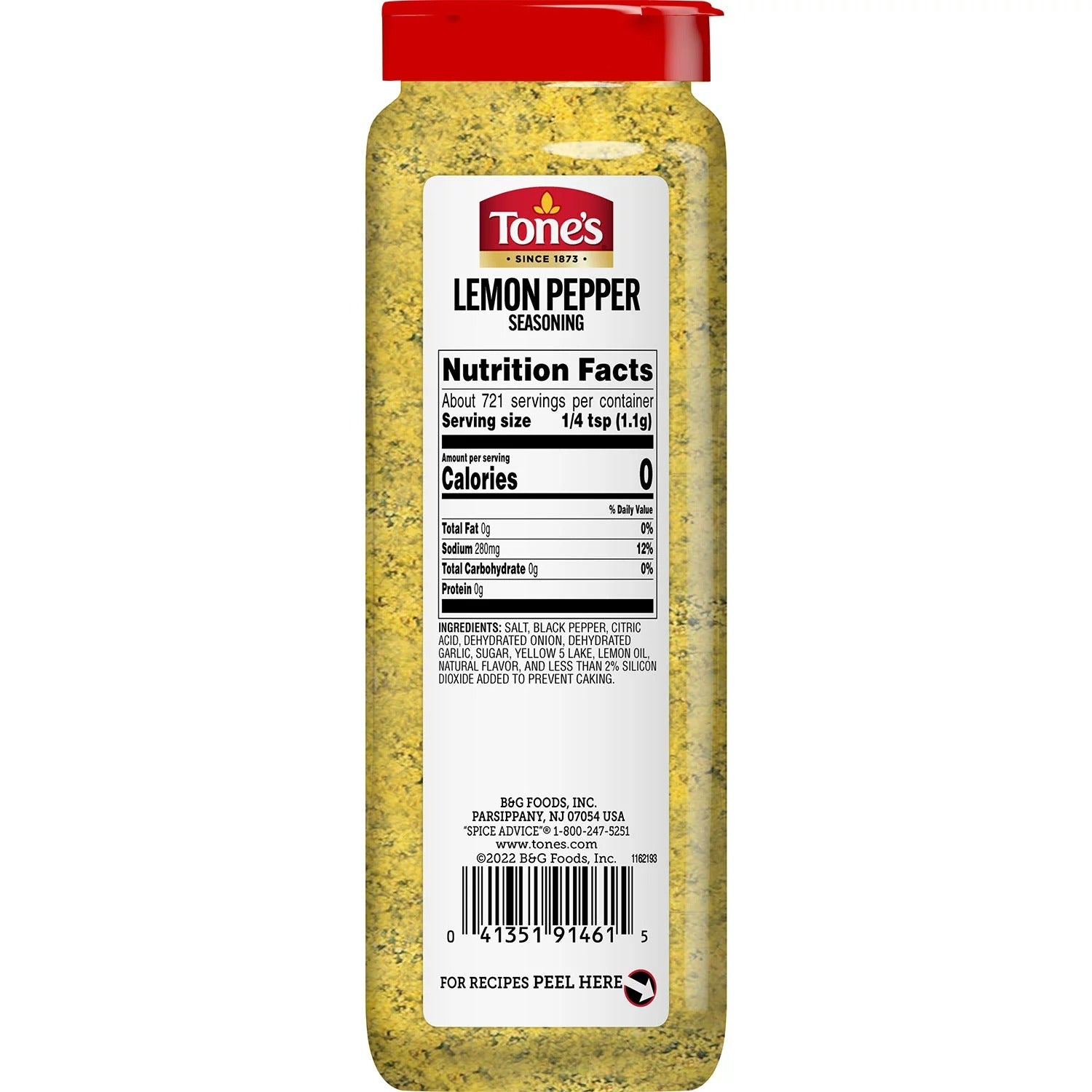 Tone's Lemon Pepper Seasoning - 28oz/1pk