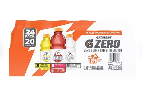 Gatorade Zero Thirst Quencher Variety Pack - 20oz/24pk