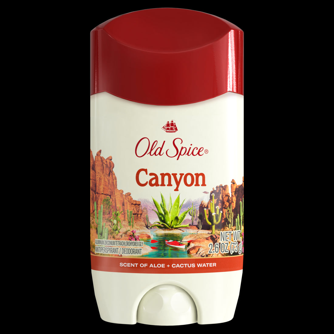 Old Spice Men's Antiperspirant & Deodorant Canyon with Aloe 24/7 Sweat Protection - 2.6oz/12pk