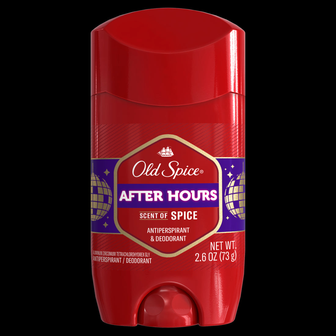 Old Spice Red Collection Anti-Perspirant Deodorant For Men After Hours Scent - 2.5oz/12pk