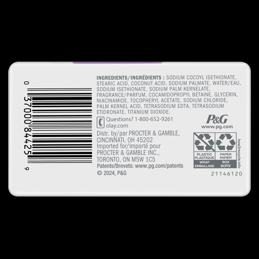 Olay Moisture Outlast Age Defying Beauty Bar with Vitamin B3 Complex - (4x3.17)oz/12pk