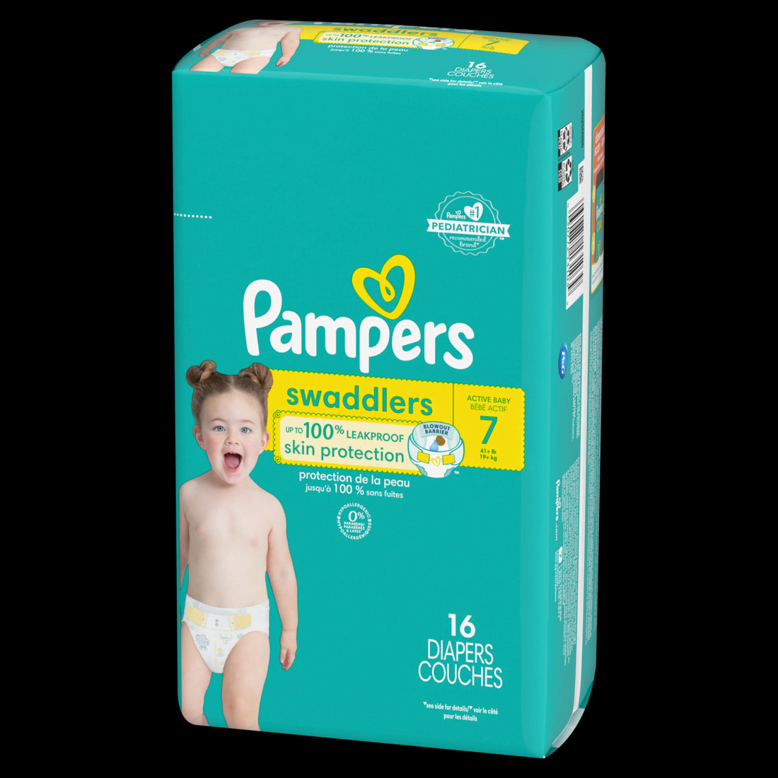 Pampers Swaddlers Baby Diapers Size 7 - 16ct/4pk