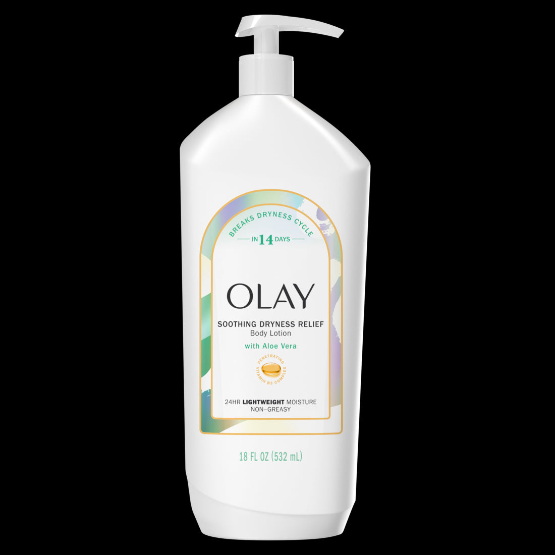 Olay Soothing Dryness Relief Hydrating Body Lotion with Aloe Vera - 18oz/12pk