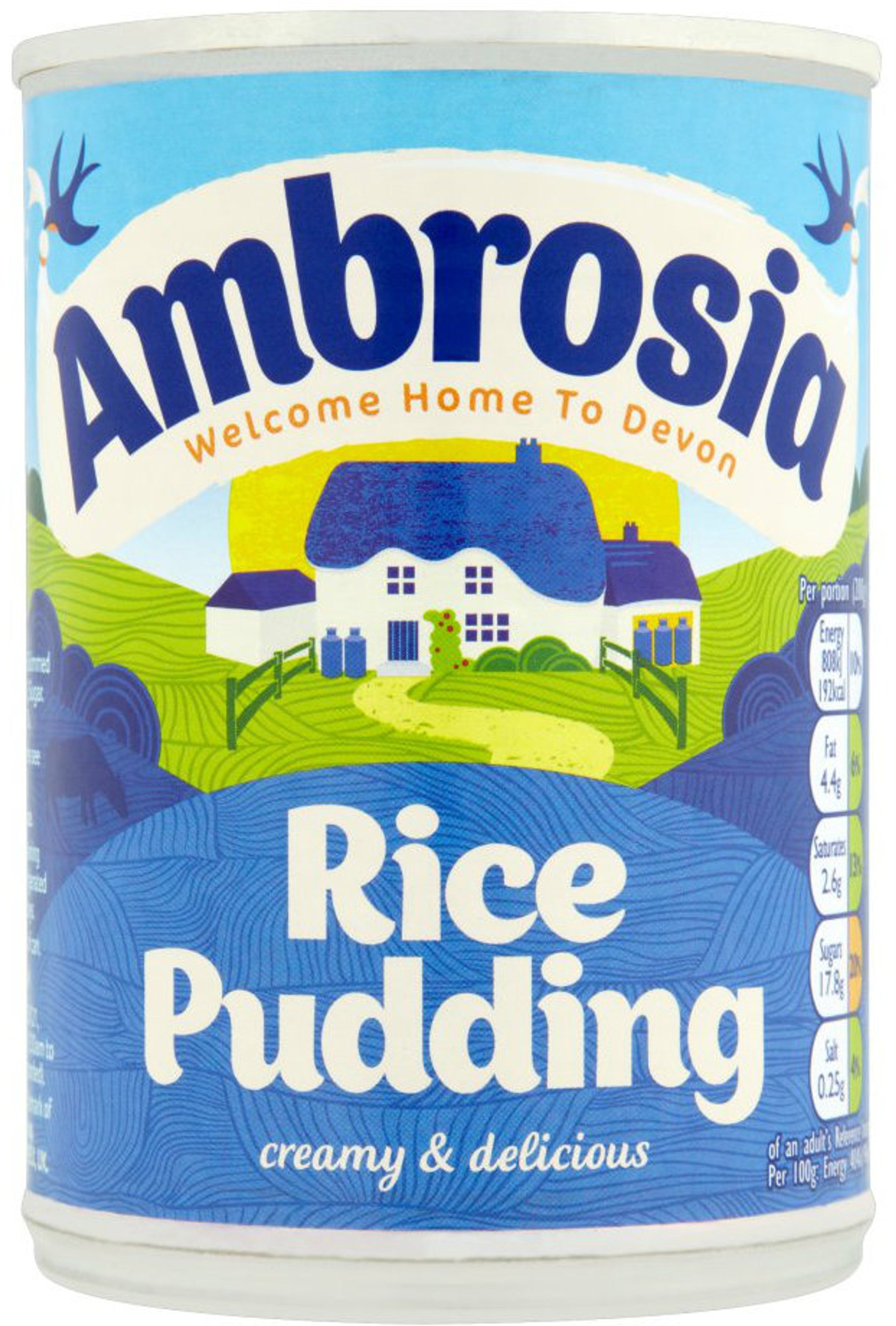 Ambrosia Rice Pudding - 14.1oz/12pk