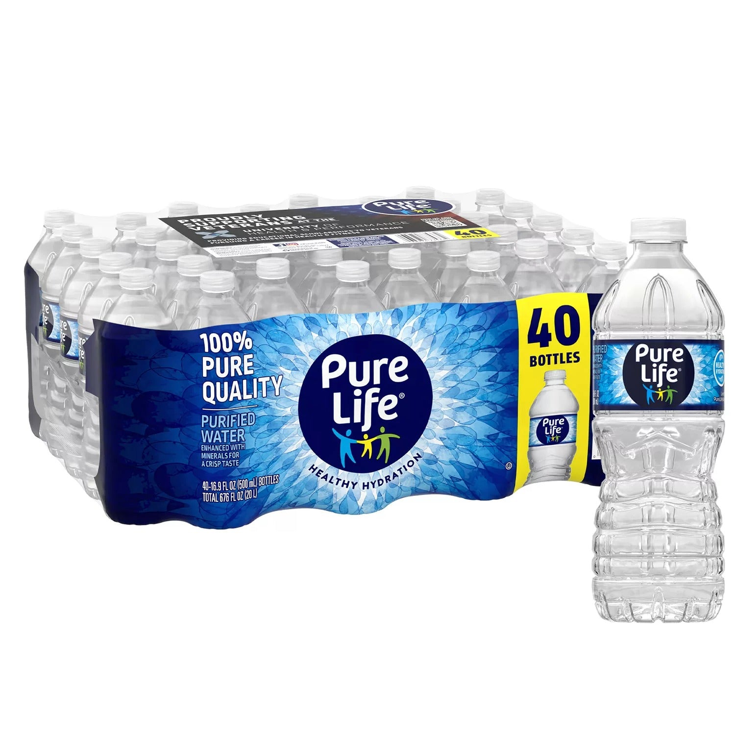 Pure Life Purified Water - 16.9oz/40pk
