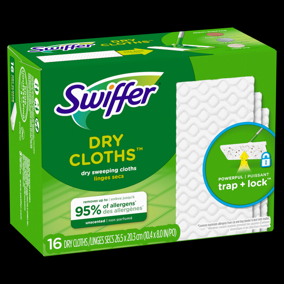 Swiffer Dry Cloths Unscented - 16ct/8pk