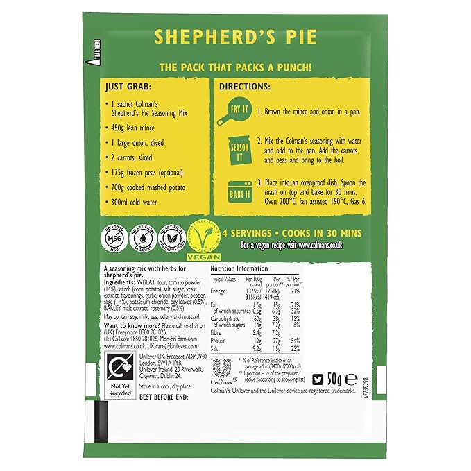 Colmans Shepherds Pie Mix - 1.7oz/16pk