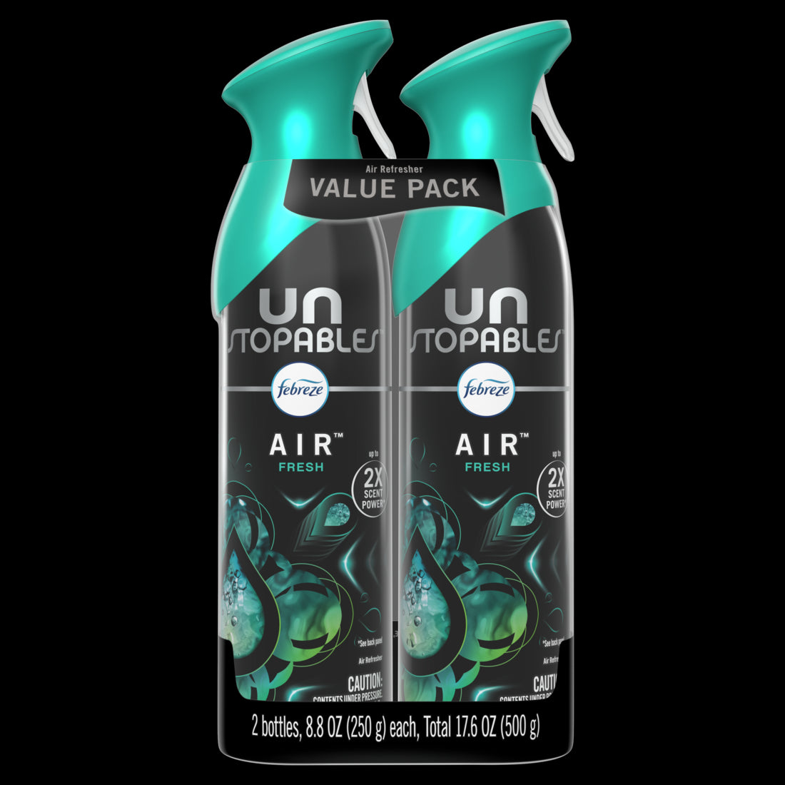 Febreze Air Freshener Spray Odor-Fighting Room Spray Unstopables Fresh Scent - (2x8.8)oz/3pk