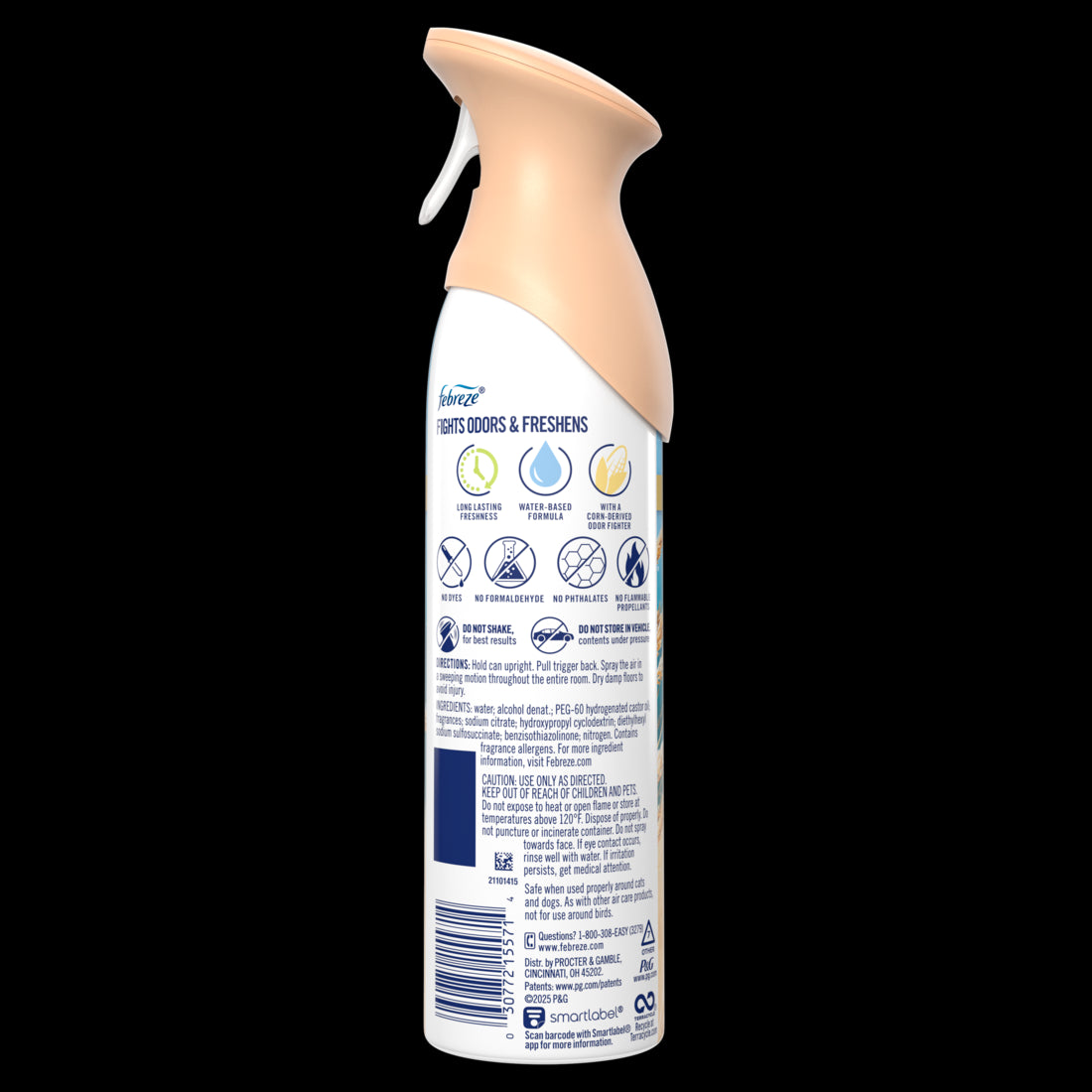 Febreze Air Freshener Spray Odor-Fighting Room Spray Warm Ocean Breeze Scent - 8.8oz/6pk