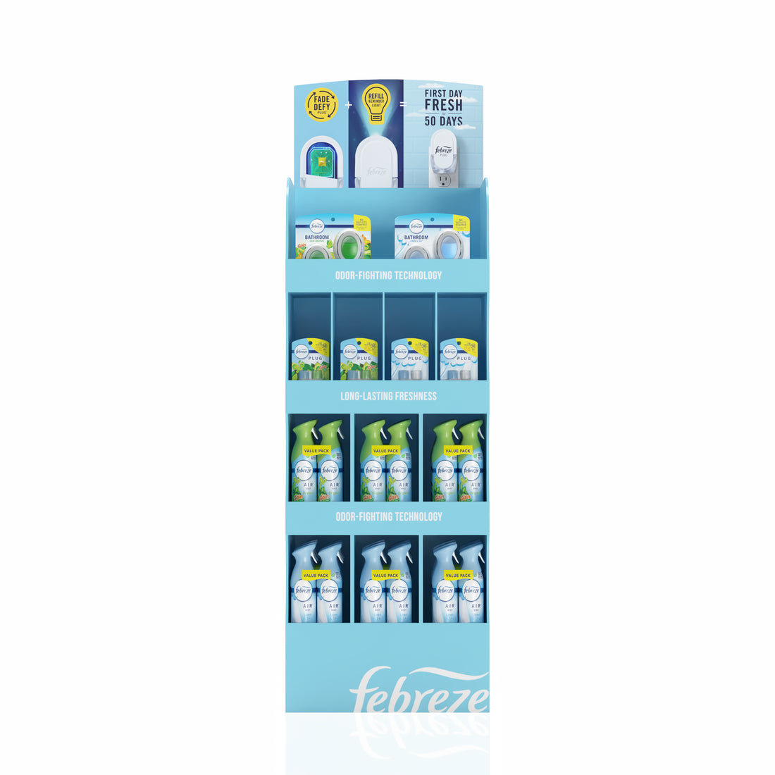 Febreze Display Mixed 5D FD PLUG SS Nat B24 - 38ct