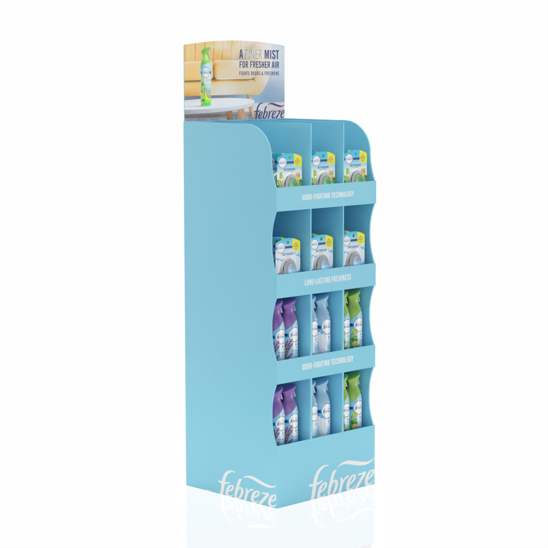 Febreze Display Mixed 3D FD AE SS Nat B23 - 54ct