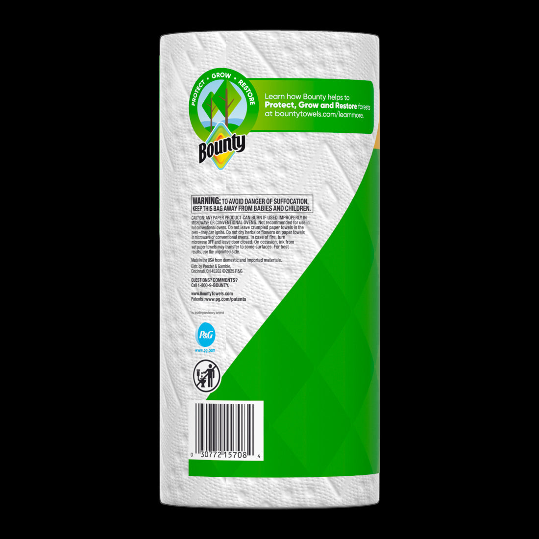 Bounty Paper Towels Select-A-Size White Double Roll - (1x82)ct/24pk