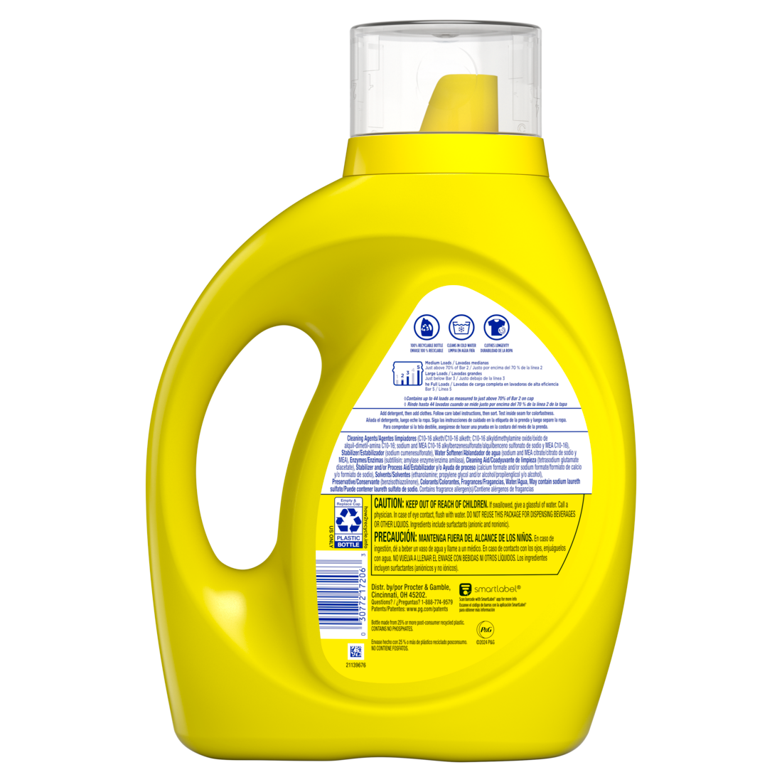 Tide Simply Oxi Boost + Ultra Stain Release 44 Loads Tough On Stains Whitens Brightens Refreshing Breeze Scent - 63oz/4pk