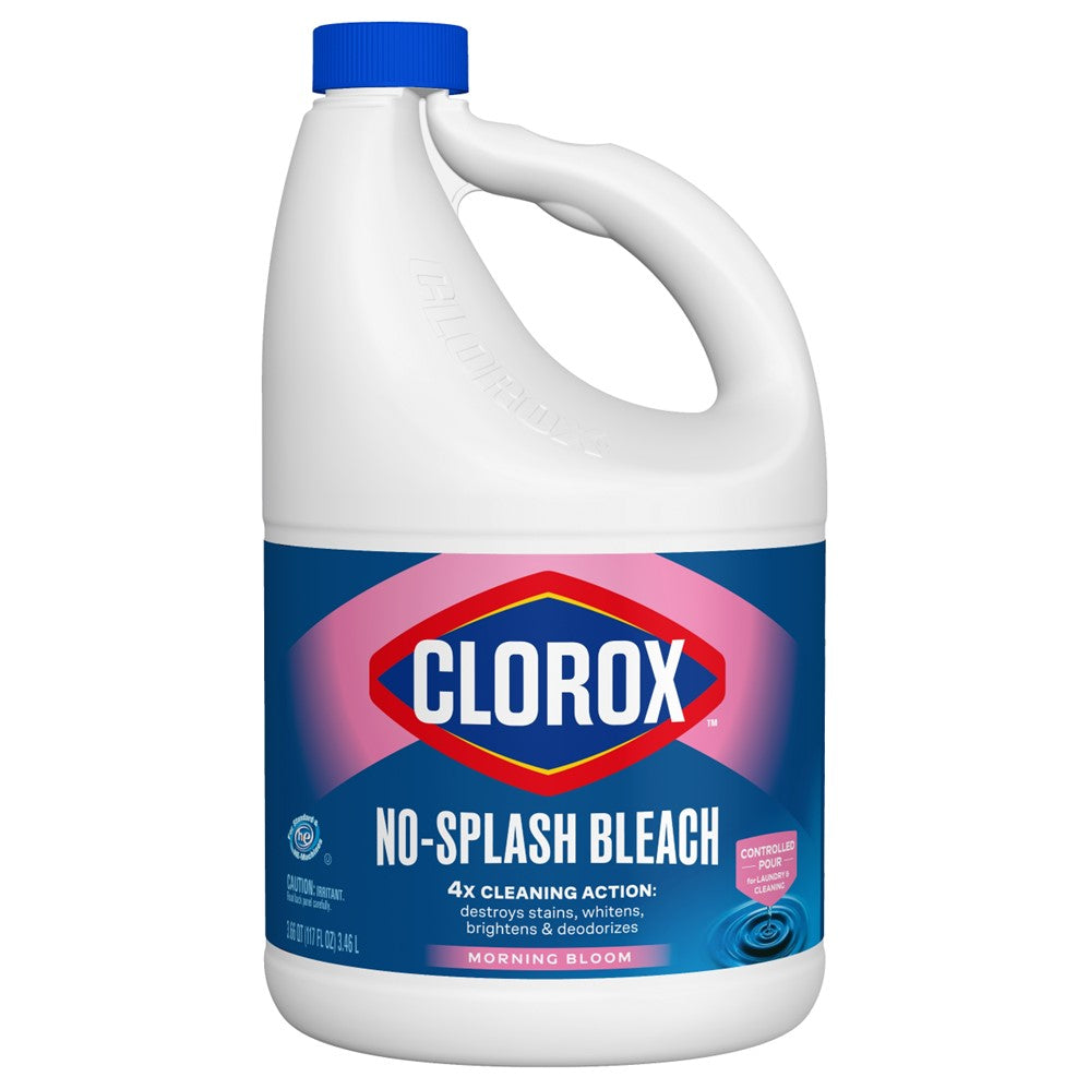 Clorox Bleach Liquid Splash-Less Fresh Meadow Concentrated - 117oz/3pk