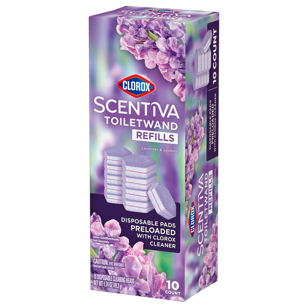 Clorox Toiletwand Scentiva Lavender & Jasmine Refill - 10ct/6pk