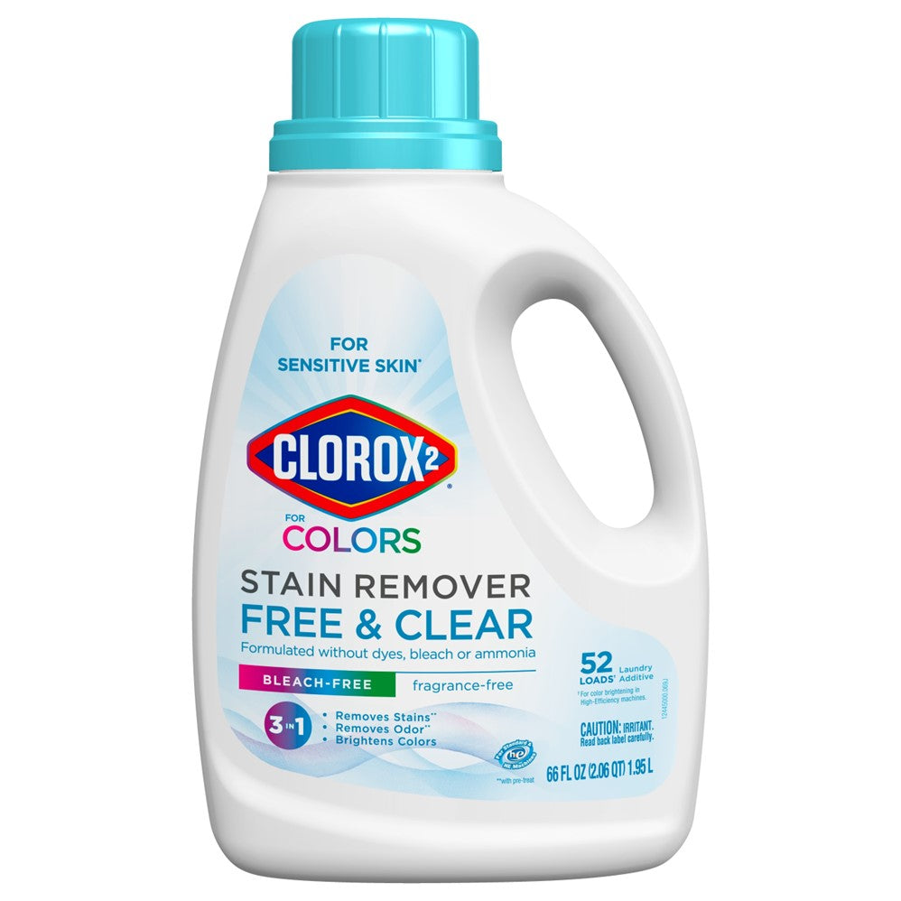 Clorox 2 Liquid Free & Clear Concentrated - 66oz/4pk
