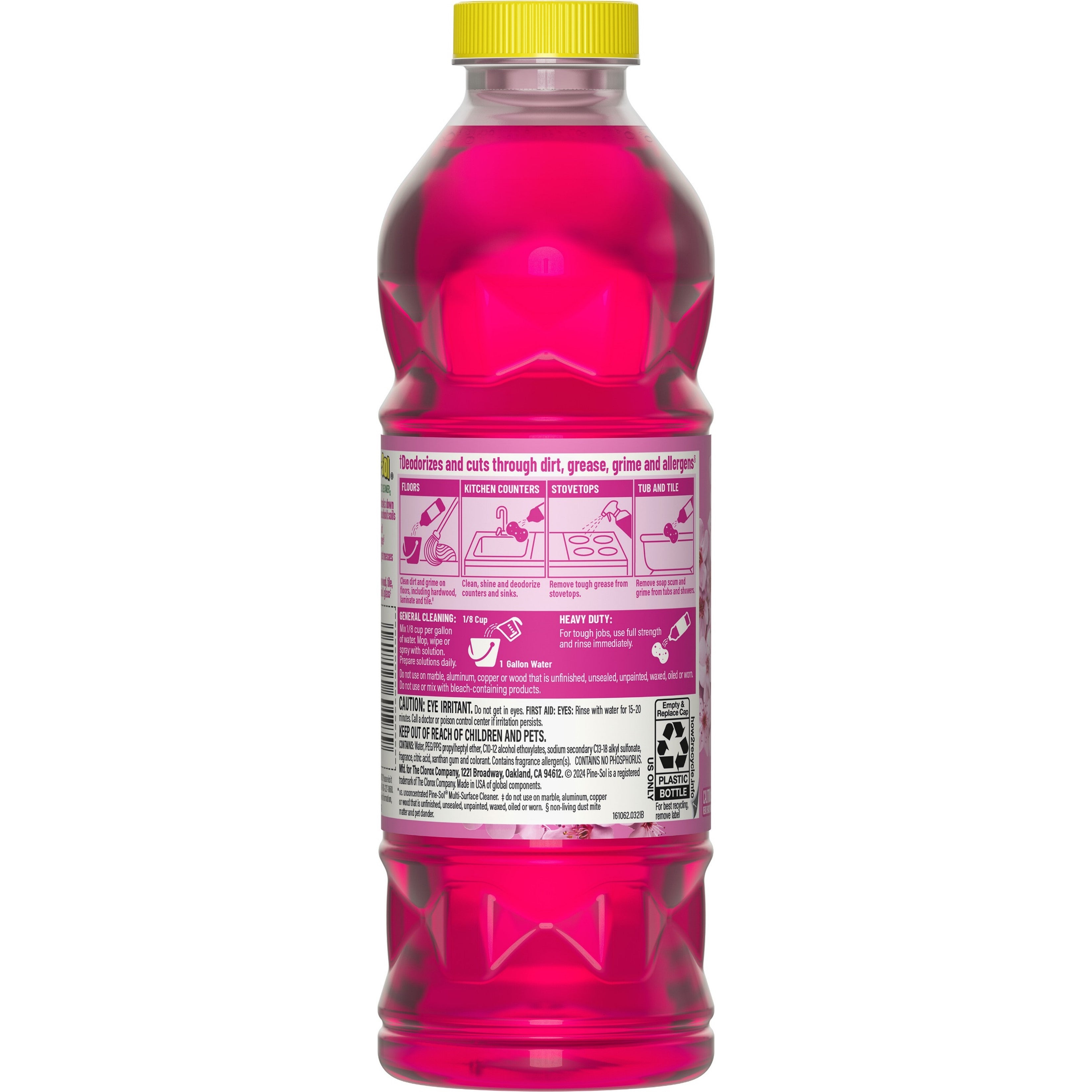 Pine-Sol Multi-Surface Cleaner Cherry Blossom Citric Acid Formula - 24oz/12pk