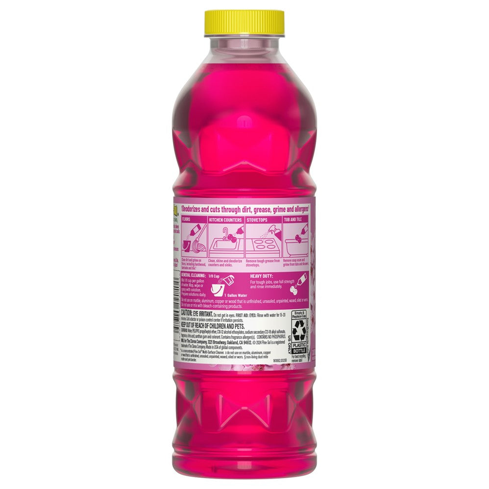 Pine Sol Cleaner Cherry Blossom Citric Acid Formula - 24oz/12pk