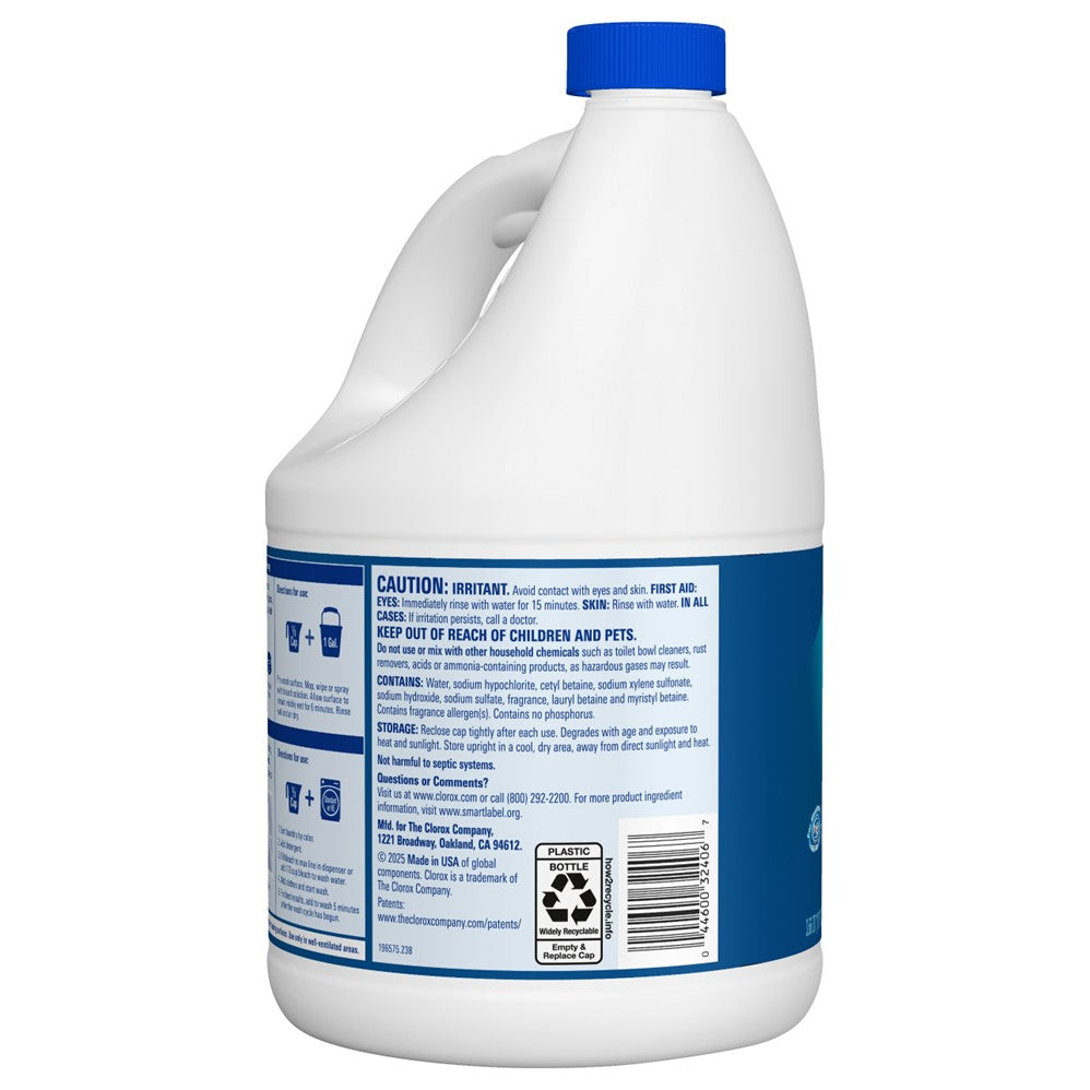 Clorox Bleach Liquid Splash-Less Clean Linen Concentrated - 117oz/3pk