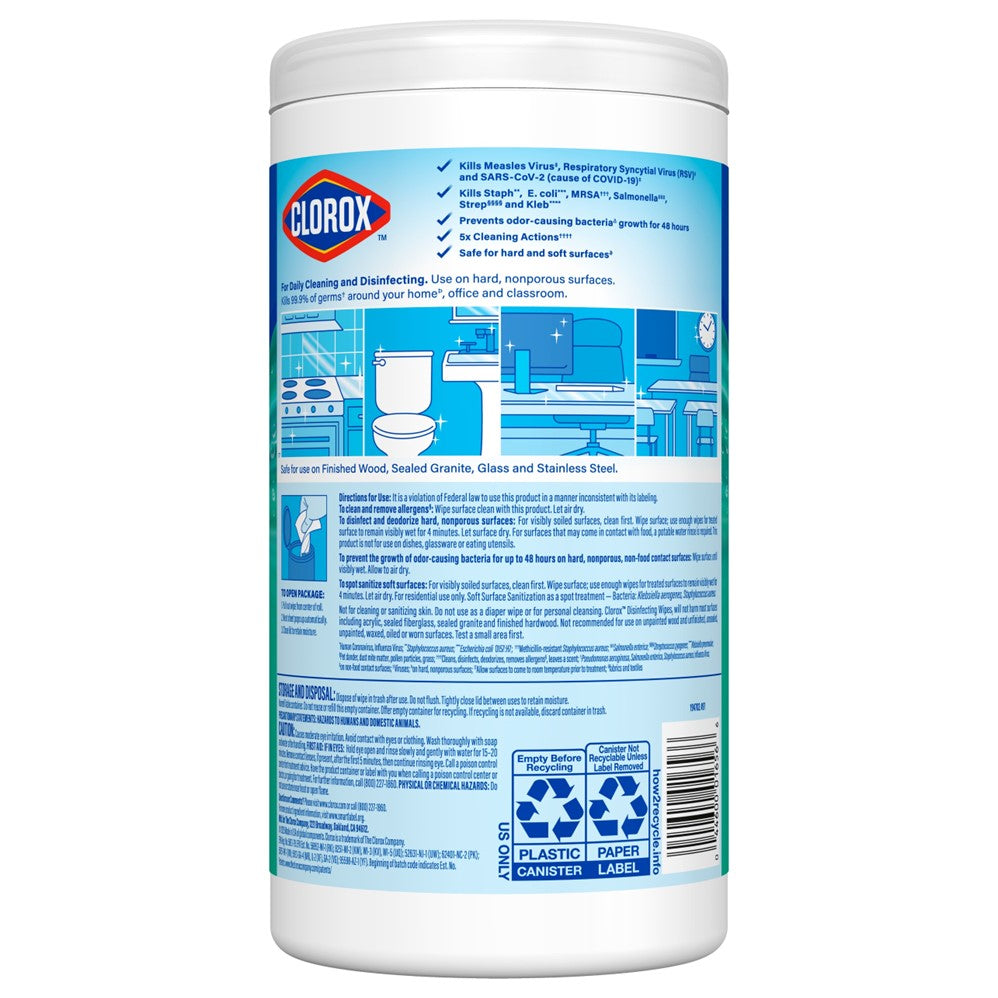 Clorox Disinfecting Wipes Fresh Scent - 75ct/6pk